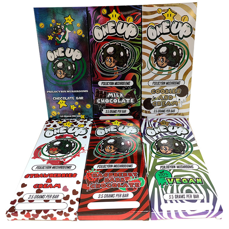 One Up Milk Chocolate 3.5G Mushroom Chocolate Empty Packaging Box